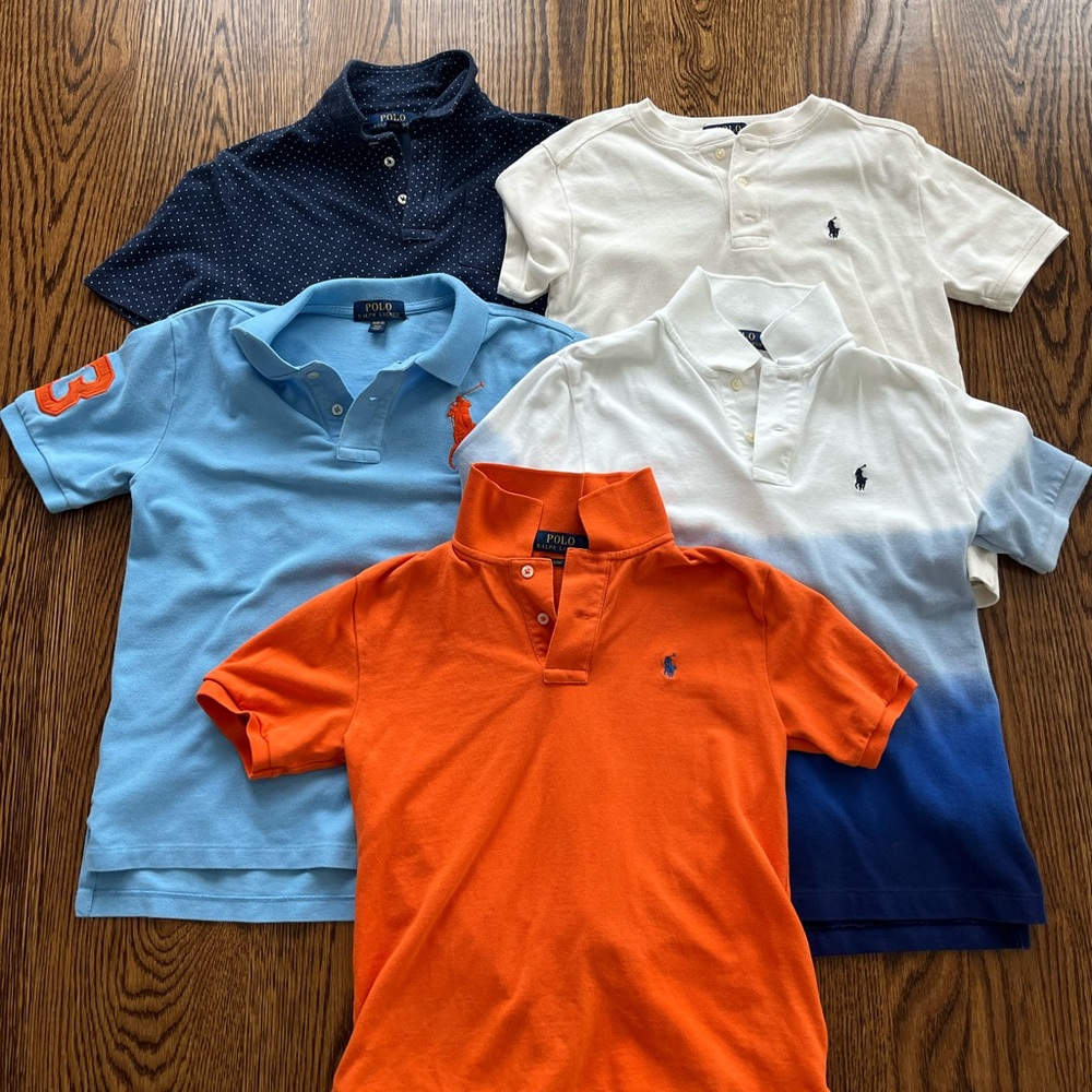 Boys polo shirts SZ 10-12